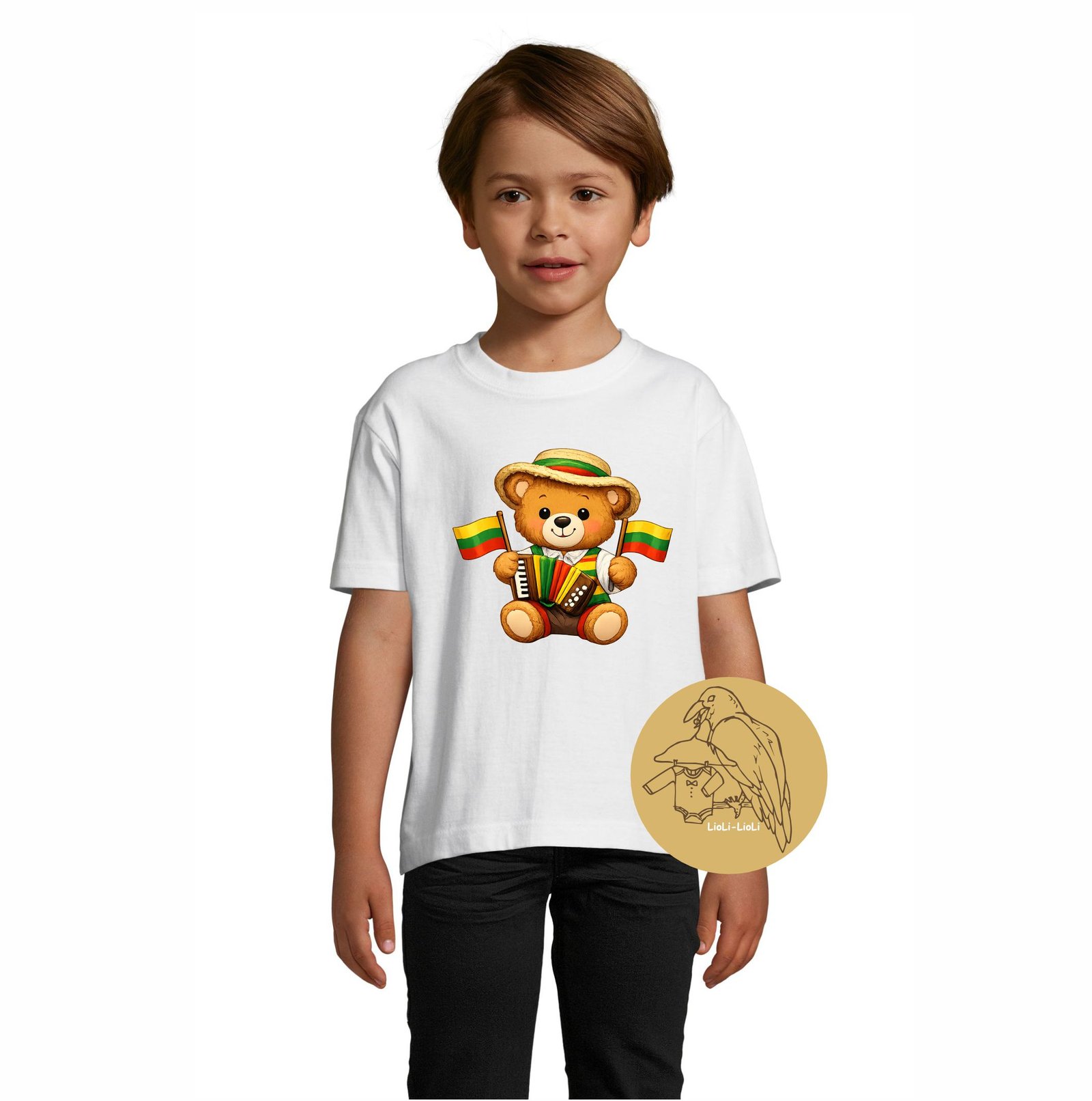 marškinėliai vaikams lietuvos tematika