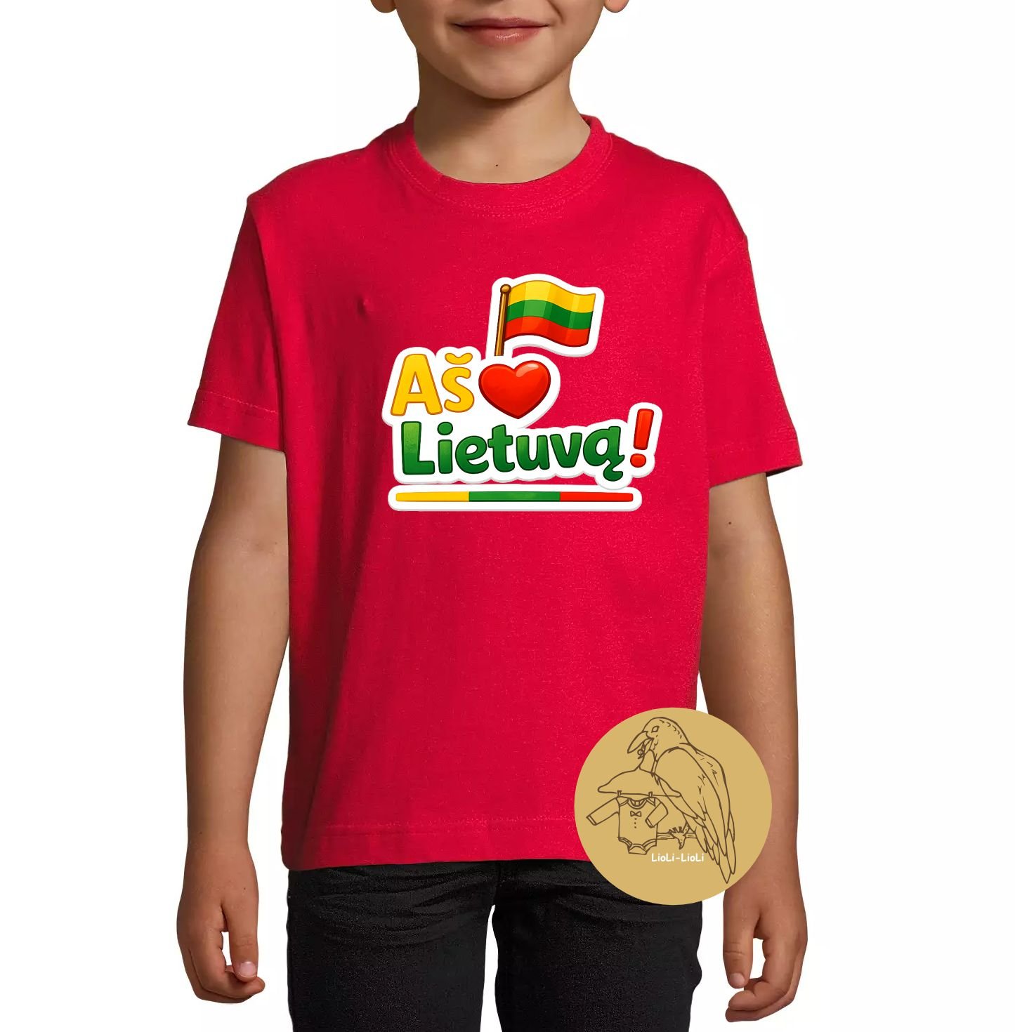 marškinėliai vaikams lietuvos tematika