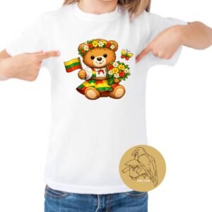 marškinėliai vaikams lietuvos tematika