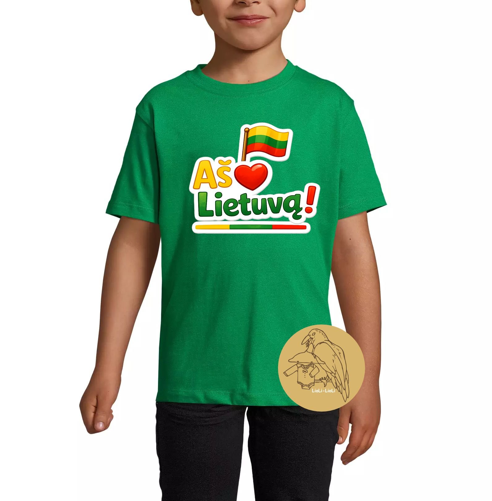 marškinėliai vaikams lietuvos tematika