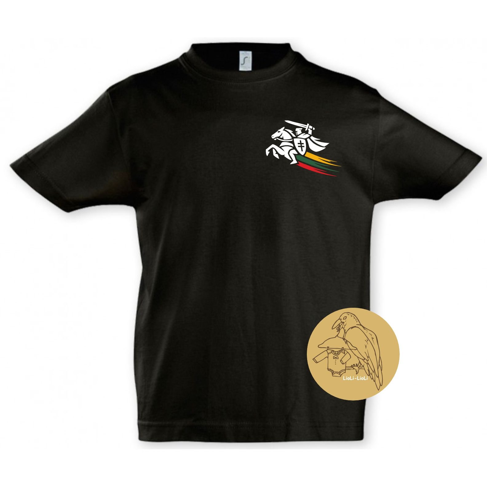 marškinėliai vaikams lietuvos tematika