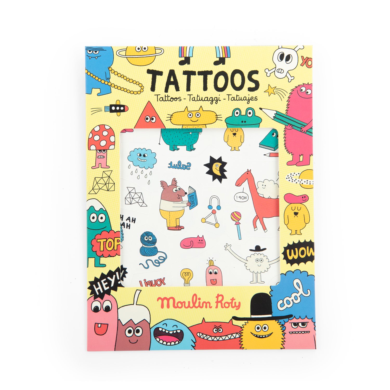Moulin Roty tatuiruotės vaikams