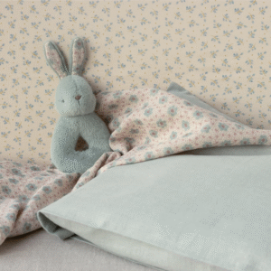 Maileg žaislai - Rabbit rattle set - Mint