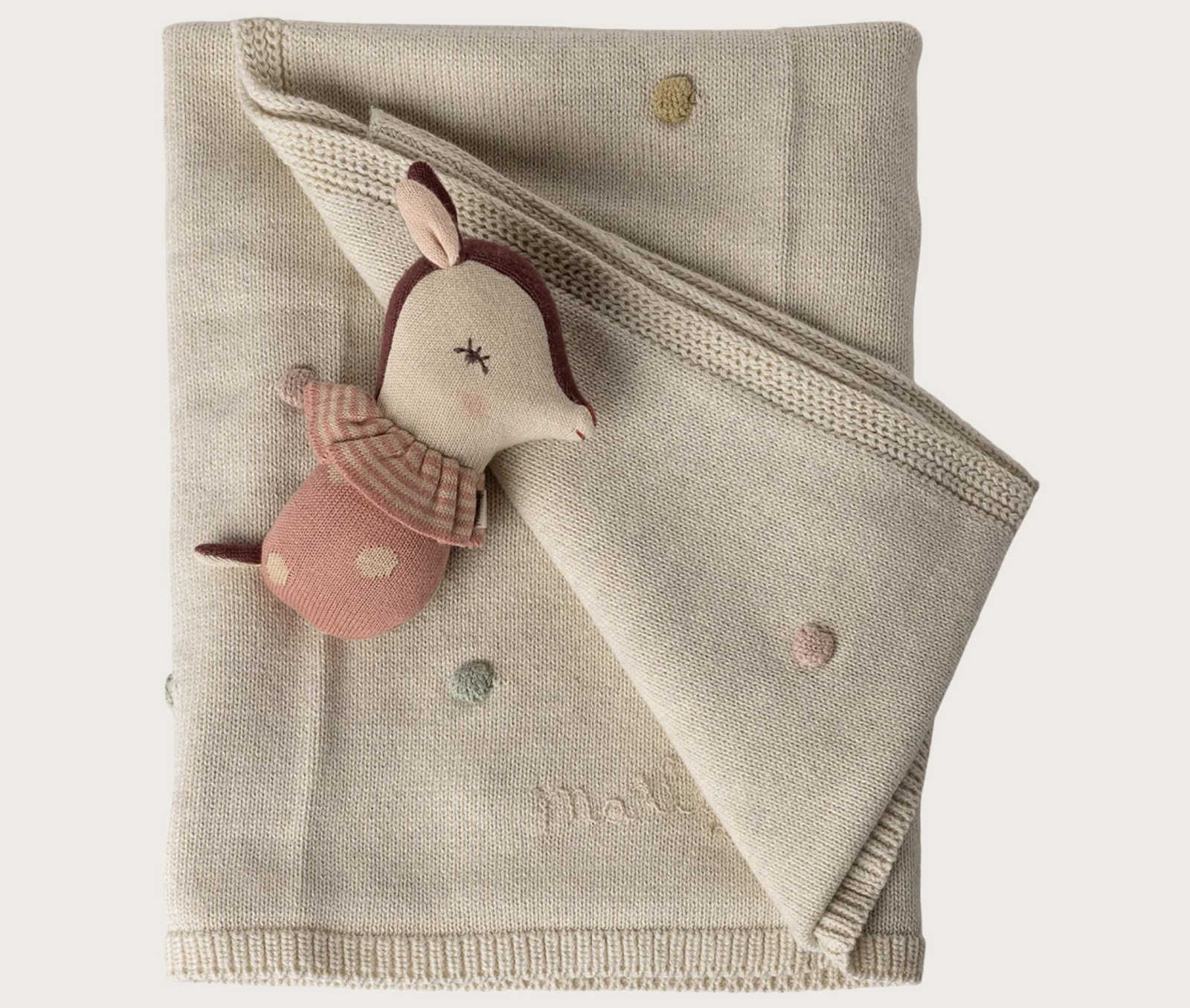 Maileg žaislai - baby blanket, rose
